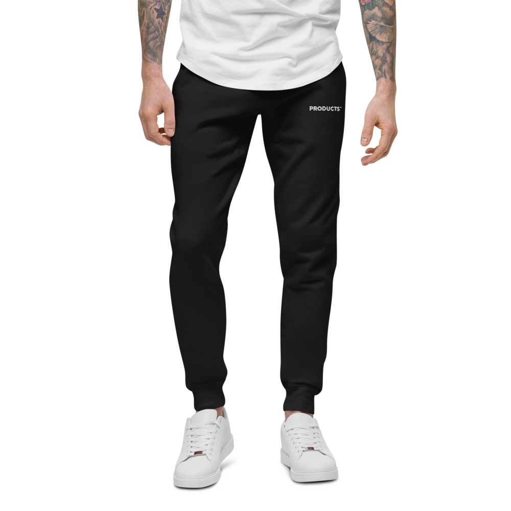 Products Embroidered Joggers - Black